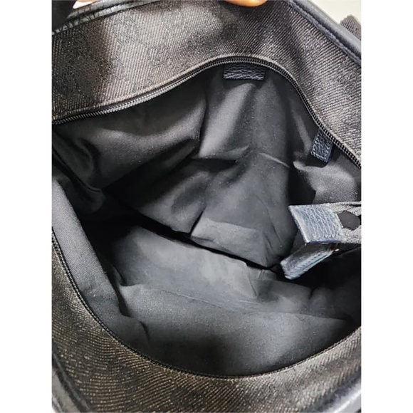 Authentic Gucci GG Canvas Tote Bag Black & Grey - Picture 13 of 15
